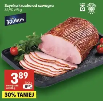 Delikatesy Centrum Szynka krucha od szwagra Krakus oferta