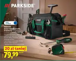 Lidl PARKSIDE Zestaw narzędzi w torbie, 23 elementy oferta