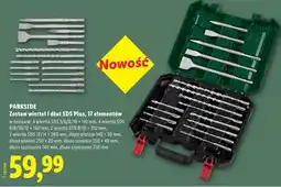 Lidl PARKSIDE Zestaw wierteł i dłut SDS Plus, 17 elementów oferta