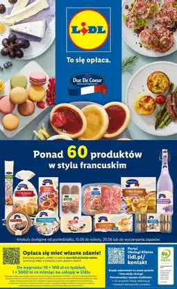 Lidl Produkty w stylu francuskim w LIDL oferta