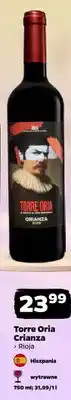 Netto Wino czerwone wytrawne Torre Oria Crianza Rioja hiszpańskie oferta