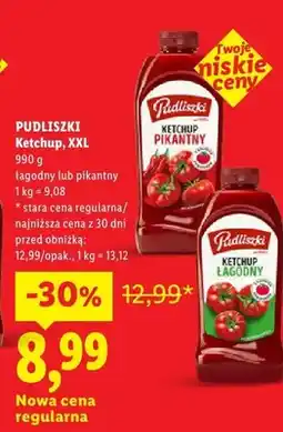 Lidl Ketchup łagodny Pudliszki XXL oferta