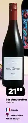 Netto Wino czerwone półwytrawne Les Amourettes Merlot francuskie oferta