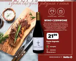 Netto Wino czerwone Fonte Sagrada Dão oferta