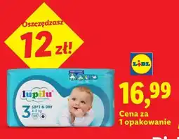 Lidl Pieluchy Lupilu Soft & Dry 3 oferta
