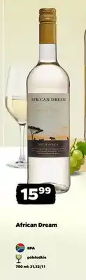 Netto Wino African Dream White Medium Sweet oferta