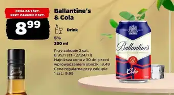 Netto Drink Ballantine's & Cola oferta