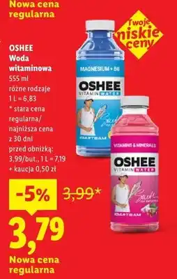 Lidl Woda witaminowa Oshee oferta