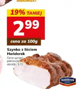 Hitpol Szynka z liściem Hańderek oferta