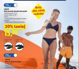Lidl Buty do wody męskie Crivit oferta
