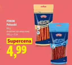 Lidl Paluszki wieprzowe Pikok oferta