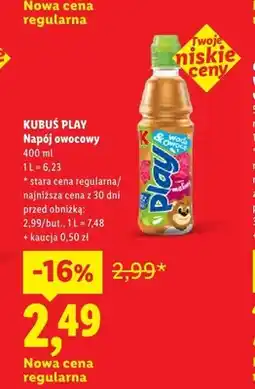Lidl Napój owocowy Kubuś Play oferta