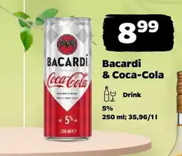 Netto Napój Bacardi & Coca-Cola oferta