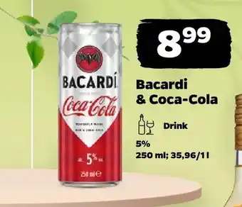Napój Bacardi & Coca-Cola