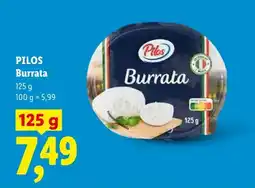 Lidl Ser burrata Pilos oferta