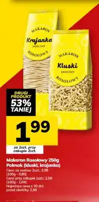 Hitpol Makaron Rosołowy Kluski Polmak oferta