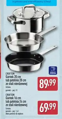 ALDI Garnek ze stali nierdzewnej 20 cm Crofton oferta