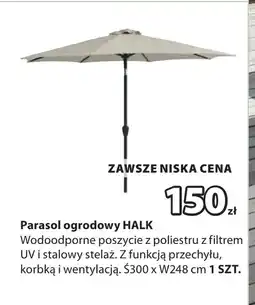 JYSK Parasol ogrodowy oferta