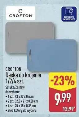 ALDI Deska do krojenia Crofton oferta