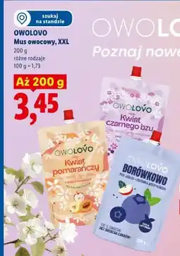 Lidl Mus owocowy Owolovo Borówkowo XXL oferta