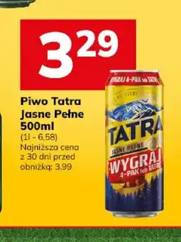 Hitpol Piwo Tatra Jasne Pełne oferta