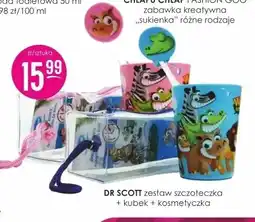 Jaśmin Zestaw szczoteczka kubek kosmetyczka Dr Scott oferta
