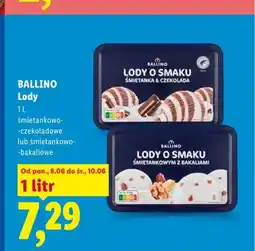 Lidl Lody śmietankowo-czekoladowe Ballino oferta