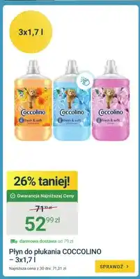 ERLI Płyn do płukania Coccolino 3-pak oferta