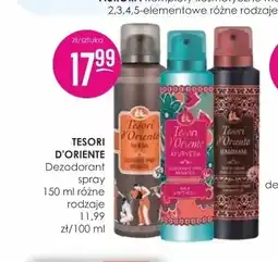 Jaśmin Dezodorant spray Tesori d'Oriente oferta