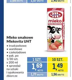Makro Mleko smakowe Mlekovita UHT waniliowe oferta