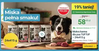Mokra karma dla psa TUFTUF 24-pak