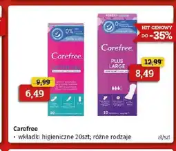 Drogeria Kosmyk Wkładki higieniczne Carefree Plus Large oferta