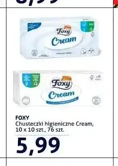 Blue Stop Chusteczki higieniczne Foxy Cream 10-pak oferta