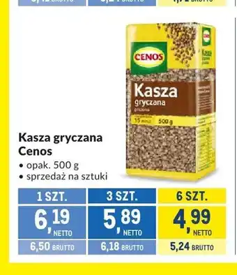 Makro Kasza gryczana Cenos oferta