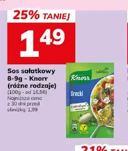 Hitpol Sos sałatkowy Grecki Knorr oferta