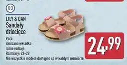 ALDI Sandały dziecięce Lily & Dan oferta