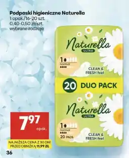 Delikatesy Centrum Podpaski higieniczne Naturella Ultra Duo Pack oferta