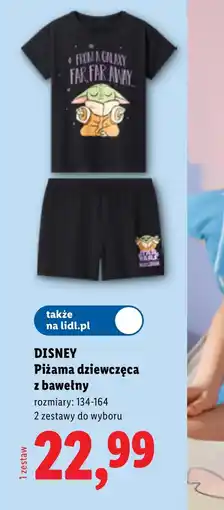 Lidl Piżama dziewczęca Disney oferta