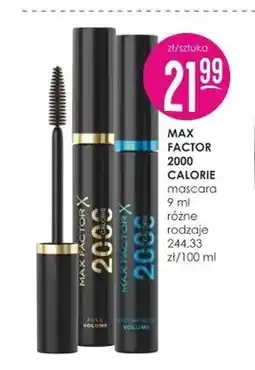 Jaśmin Tusz do rzęs Max Factor 2000 Calorie Dramatic Volume oferta