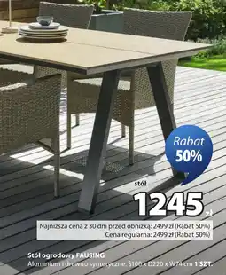 JYSK Stół ogrodowy oferta
