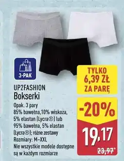ALDI Bokserki Up2Fashion 3-pak oferta