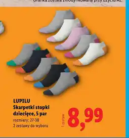 Lidl Stopki dziecięce oferta