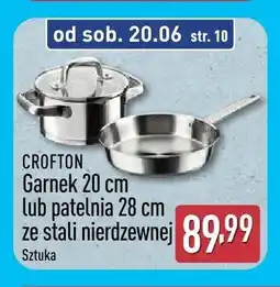 ALDI Garnek ze stali nierdzewnej Crofton 20 cm oferta