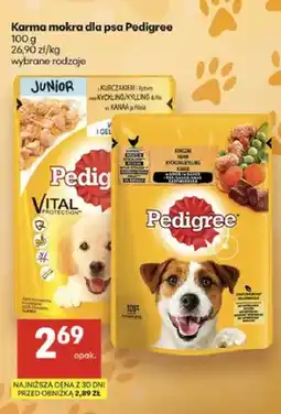 Delikatesy Centrum Karma mokra dla psa Pedigree Junior z kurczakiem i ryżem oferta
