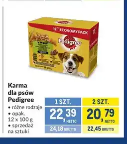 Makro Karma dla psów Pedigree 12-pak oferta