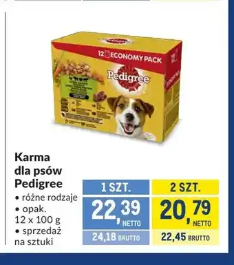 Makro Karma dla psów Pedigree 12-pak oferta