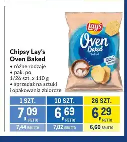 Makro Chipsy Lay's Oven Baked oferta