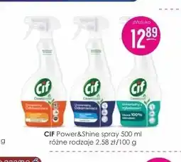 Jaśmin Spray do czyszczenia Cif Power & Shine oferta