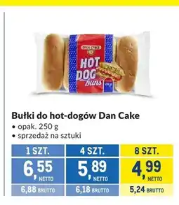 Makro Bułki do hot-dogów Dan Cake oferta