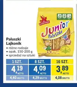 Makro Paluszki Lajkonik Junior oferta